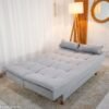 Sofá Cama Premium Linho Cinza 2275 Larg. 1.80m